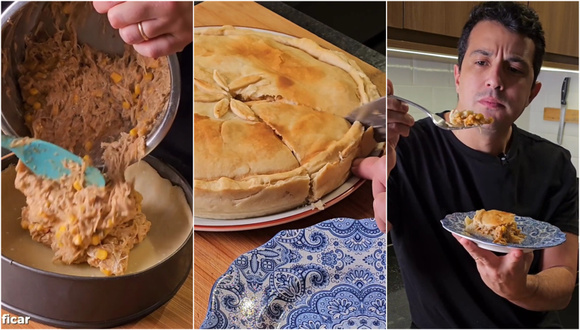 Recheio cremosão de frango do chef (de uma panela só!) para deixar o seu empadão sensacional bem rapidinho