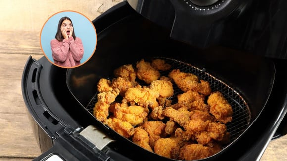 O truque que a maioria não sabe pra fazer empanado crocante na airfryer sem óleo