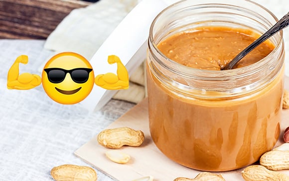 O que acontece com os seus músculos se ingerir 2 colheres de sopa de pasta de amendoim por dia?