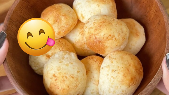 Nunca mais comprei pão de queijo depois que aprendi essa receita rápida de 3 ingredientes na airfryer