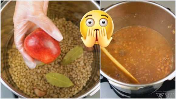 Coloque uma maçã para cozinhar com o feijão: o resultado vai te surpreender