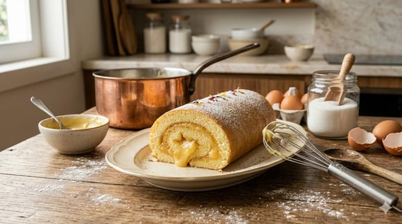 O rocambole de baba de moça da vovó perfeito para impressionar visitas sem passar horas na cozinha (todos pedem a receita!)