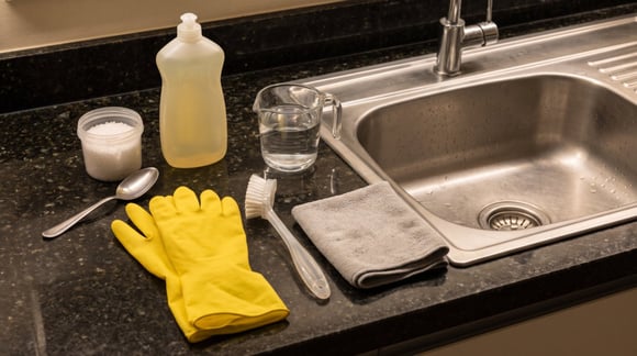 Por que você deve jogar sal grosso e detergente no ralo da cozinha antes de dormir uma vez por semana?