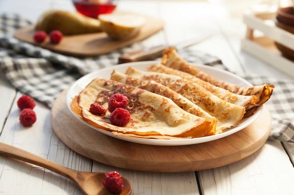 Aqui está uma receita de massa de panqueca perfeita para 4  pessoas