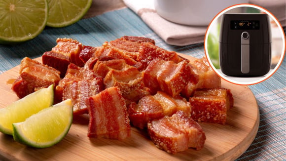 Truques especiais para fazer torresmo na airfryer: vai ficar muito crocante e saboroso