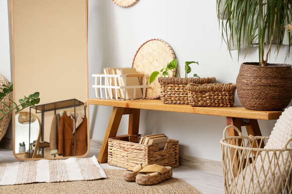Kit com 4 cestos de bambu organiza e complementa por menos de R$ 80