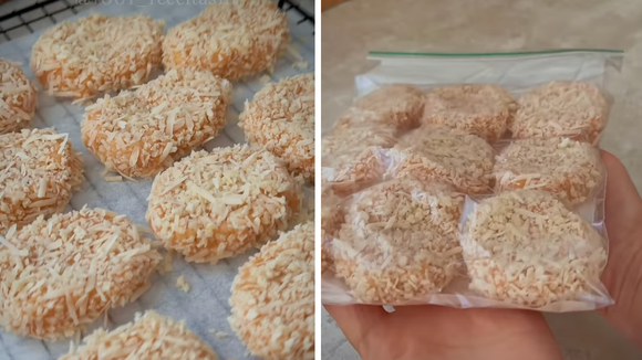 Refeição nutritiva com nuggets de frango artesanais preparados com ingredientes naturais e aveia. (Foto: reprodução @1001_receitasfit no Youtube)