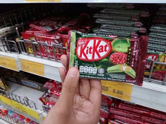 Kit Kat de feijão. (créditos: Shutterstock)