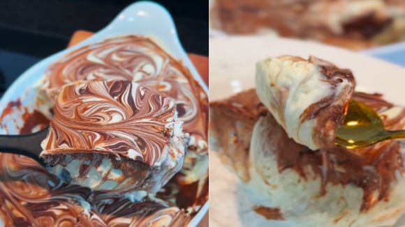Estou viciada nessa receita de mousse de leite em pó trufado fácil desde a Páscoa e será a minha sobremesa de Natal