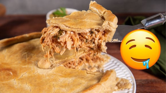 Quando faço essa receita de torta de frango todo mundo quer saber como eu fiz