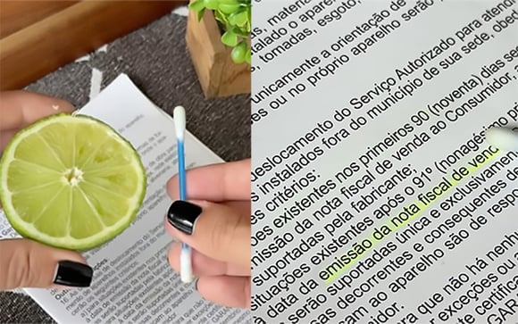Com quantos anos você descobriu a mágica do limão para apagar o marca-texto (sim, aquele da caneta amarela) em um papel?