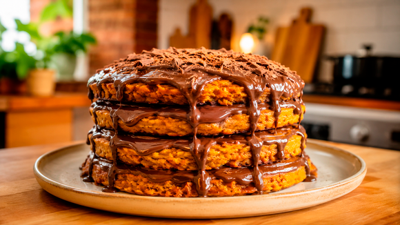 Se você ama o bolo de cenoura do TudoGostoso, precisa fazer essa panqueca que combina as duas receitas