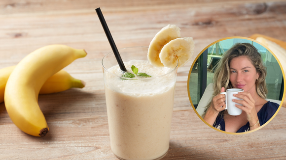 A vitamina favorita da Gisele Bündchen só precisa de 4 ingredientes e é muito fácil de fazer