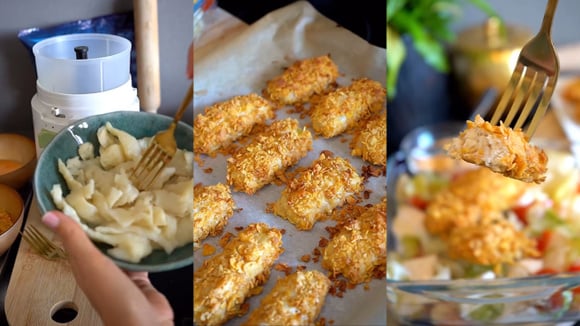 Nuggets de bacalhau da nutri: chega de lanche sem graça, essa receita saudável e prática fica muito crocante e as crianças adoram!