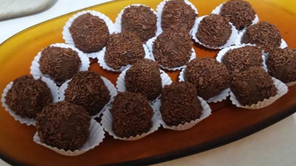 Brigadeiro vegano. (Créditos: TudoGostoso)