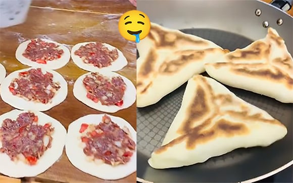 Aprendi a fazer essa esfirra de frigideira com um chef árabe e agora meus filhos querem toda semana; é muito fácil e gostosa!