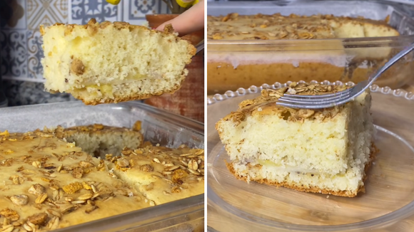 Nem farinha de trigo, nem leite: esse é o melhor bolo de banana sem glúten que eu já comi