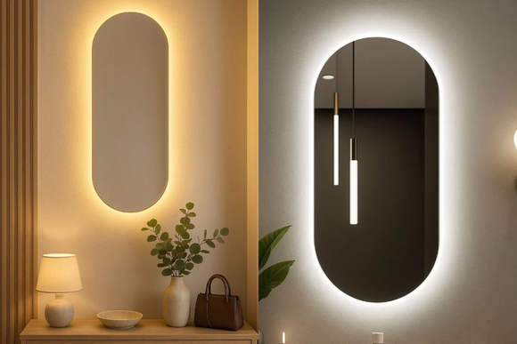 Design sofisticado que valoriza o banheiro ou quarto (Foto de: Shopee).