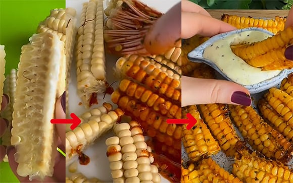 Milho assado na airfryer fácil pronto em 12 minutos: molho especial vai deixar o lanche ainda mais irresistível