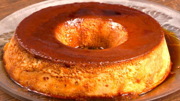 Pudim de leite em pó na airfryer. (créditos: TudoGostoso)