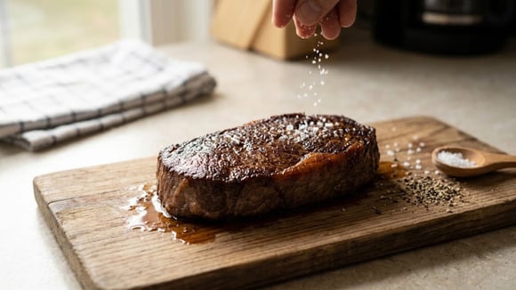 Eu sempre errava o ponto do bife: TudoGostoso revela quando colocar o sal para evitar água na frigideira