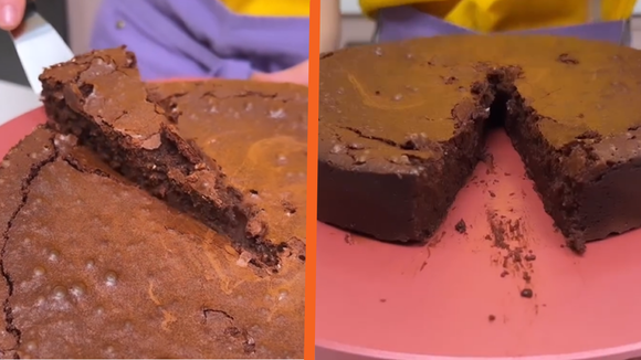 Bolo de chocolate SEM FARINHA e bem CREMOSO: receita é muito fácil, é só misturar!