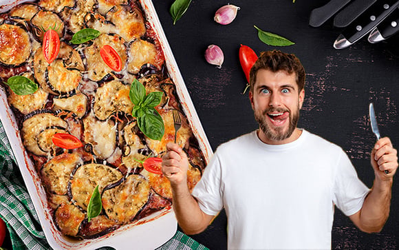 Lasanha de berinjela irresistível: uma explosão de sabores e com poucas calorias, fácil de fazer