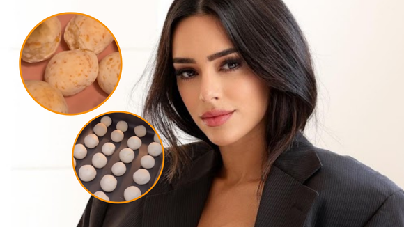 Bruna Biancardi ensina receita de pão de queijo saudável com 3 ingredientes simples, perfeito para um lanche rápido!