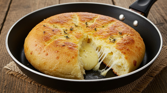 Descobri como fazer pão de queijo na frigideira com só 3 ingredientes: uma receita prática do TudoGostoso que fica pronta em 10 minutos