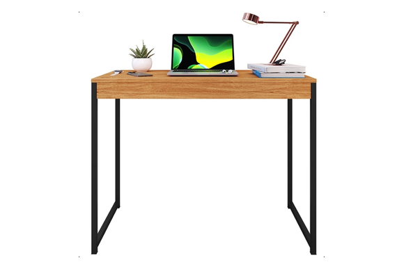 Mesa diretor compacta em MDF que organiza o espaço e deixa o ambiente mais funcional (Divulgação: Shopee).