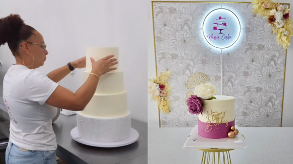 “Um enorme motivo de orgulho”: Vanessa Comparin Leclercq venceu o câncer, abriu seu próprio negócio e hoje cria bolos personalizados em seu ateliê de confeitaria