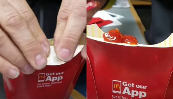 A forma correta de comer batata frita do McDonald's é essa (Foto: Reprodução/Youtube)