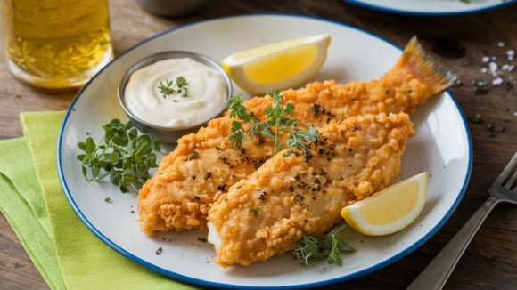 Pare de fazer peixe frito com farinha de trigo: a chef Samantha Vallejo-Nágera, 56 anos, recomenda usar 3 ingredientes que deixam o sabor muito melhor