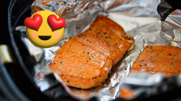 Quem gosta de salmão precisa aprender essa receita na airfryer