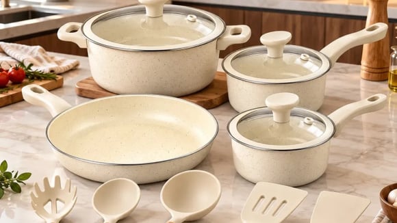 Vai equipar a cozinha? Jogo de panelas Genebra com 12 peças está com 57% de desconto em oferta relâmpago
