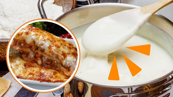 É assim que se faz um molho branco perfeito para montar uma lasanha: receita fácil, não compre pronto