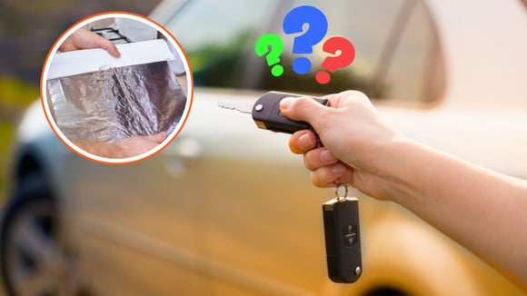 Na cozinha e no carro também: por que os motoristas usam papel-alumínio na chave do carro?