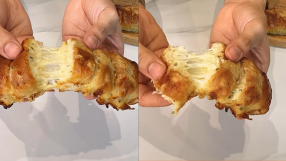 Pão de alho no pão de hot dog: crocante por fora, cremoso por dentro e pronto em minutos!