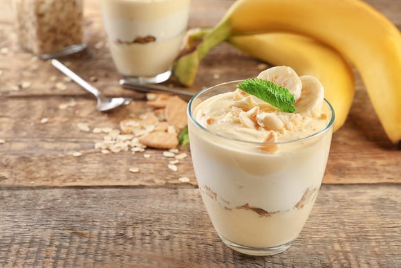 Faço essa mousse de banana cremosa, rápida e fácil toda semana há 3 anos, desde que aprendi a receita com uma amiga portuguesa