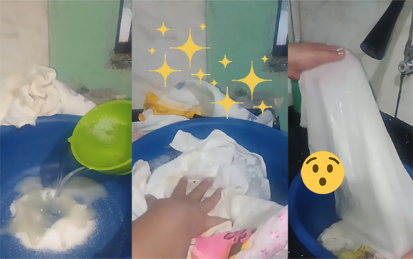 "Deixe de molho de um dia para o outro": mistura caseira remove até mancha de gordura do pano de prato