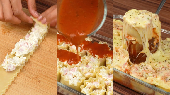 Enrolado de lasanha é um jeitinho original de surpreender com o prato; a receita é muito fácil