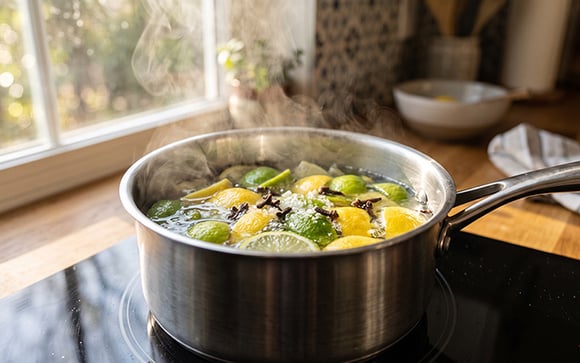 Ferver cascas de limão com sal e cravos-da-índia: por que você deveria fazer isso na cozinha toda semana
