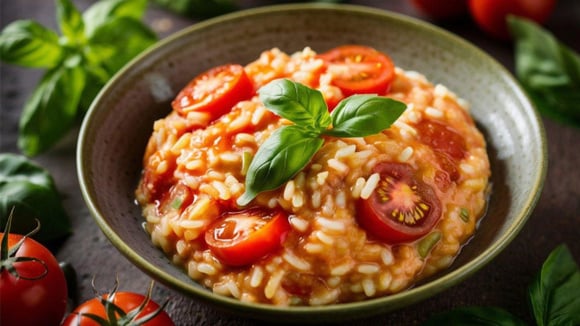 Fiz esse risoto para as visitas e todo mundo pediu a receita: 1 ingrediente deixa o prato ainda mais cremoso