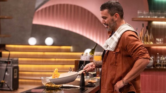 André Marques em ação no ‘Angélica ao Vivo’ (Créditos: Bella Pinheiro / Globo)