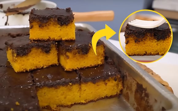 Bolo de cenoura fofíssimo com casquinha de chocolate crocante é muito fácil, mas use a quantidade exata de cenoura dessa receita