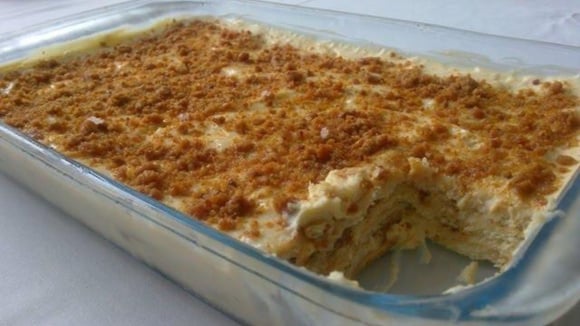 O pavê de paçoca vai te deixar de queixo caído com as suas camadas de sabor e gostosura (Créditos: TudoGostoso/Tatiany Magalhães)