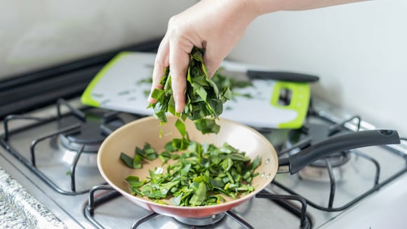 A ora-pro-nóbis pode ser refogada, usada em diversas receitas ou consumida em pó (Créditos: Shutterstock)