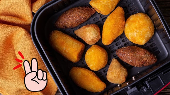 Crocante por fora e úmido por dentro: esses são os dois passos essenciais para acertar o modo de preparo na airfryer