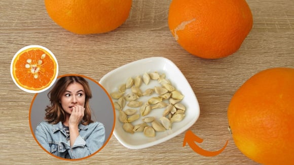 O que acontece se eu comer caroço de laranja?
