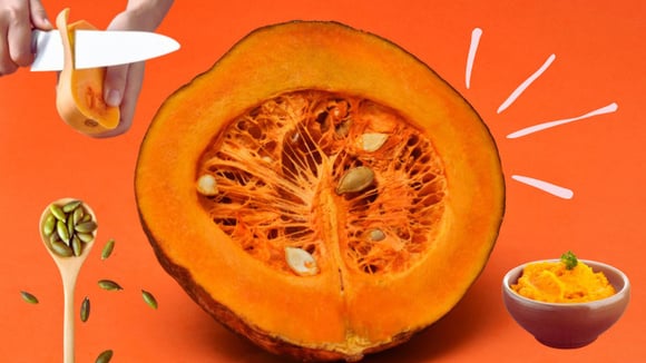 Saiba como aproveitar todas as partes da abóbora incluindo casca e sementes